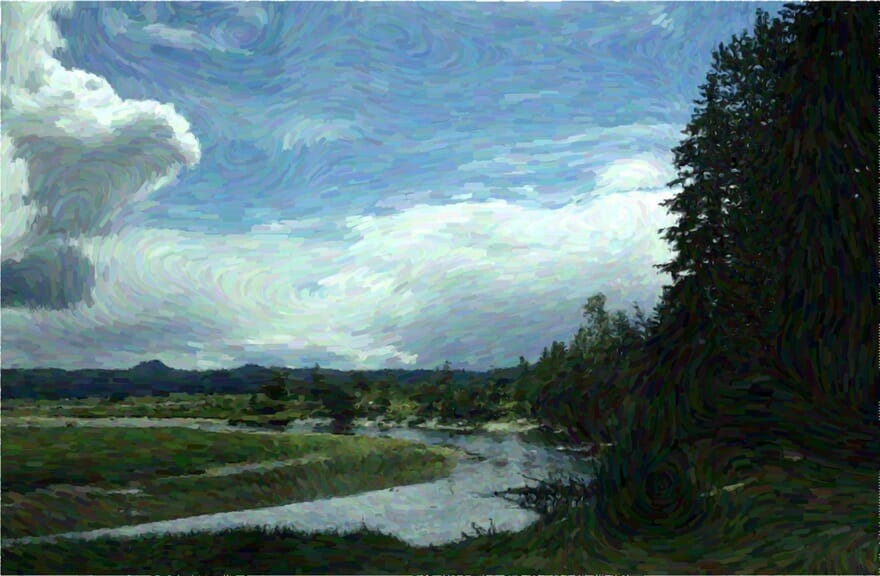#1703 – Salmon River Clouds