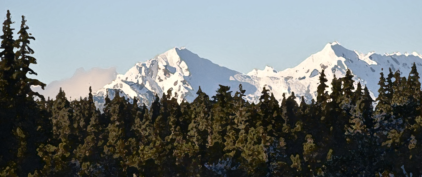 #1907 – Beartrack Mountains From the Park Road